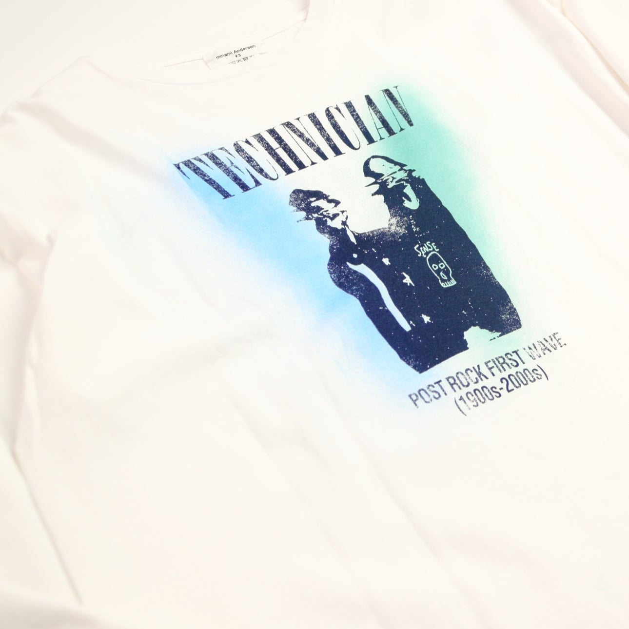 TECHNICIAN Bleach White L/S-Shirts