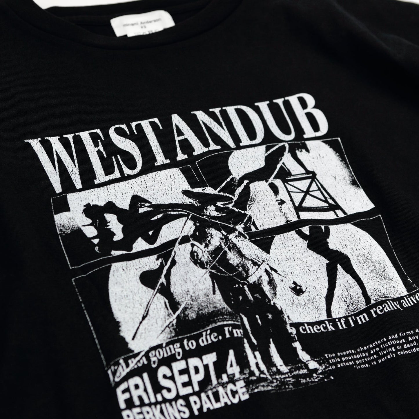 WESTANDUB Asid Black Layered L/S-Shirts