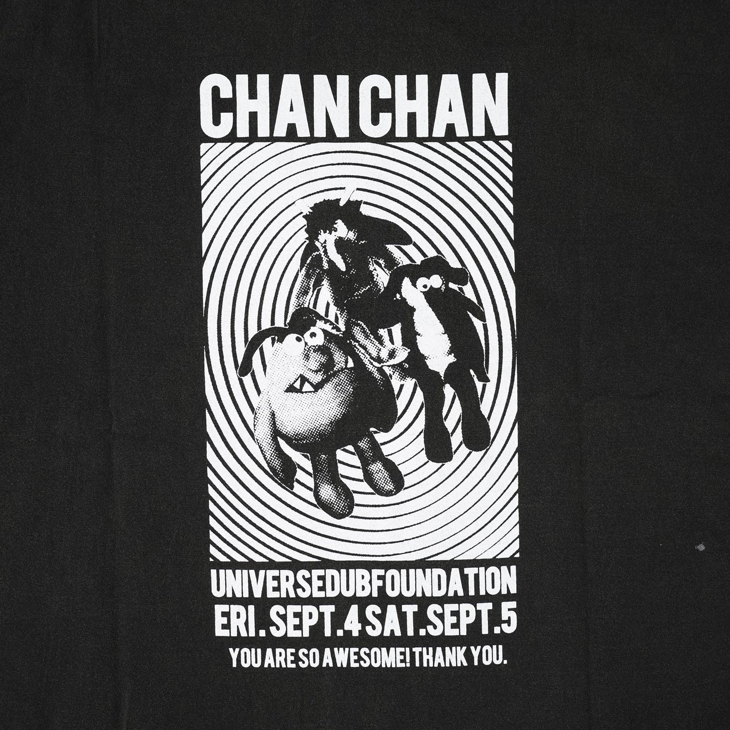 "SOME SWEET" TUBE BLACK T-Shirts DAMAGE WASH