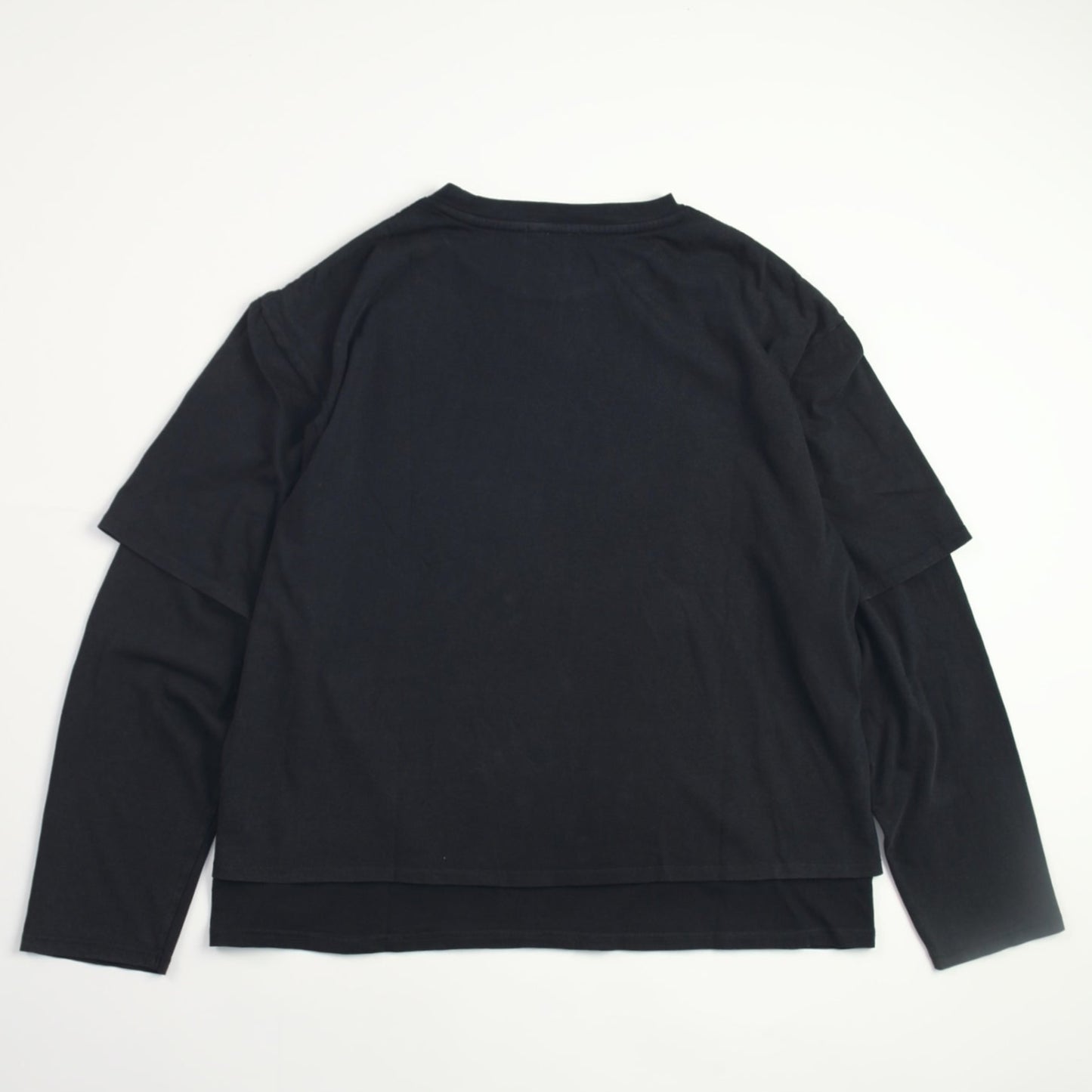 WESTANDUB Asid Black Layered L/S-Shirts