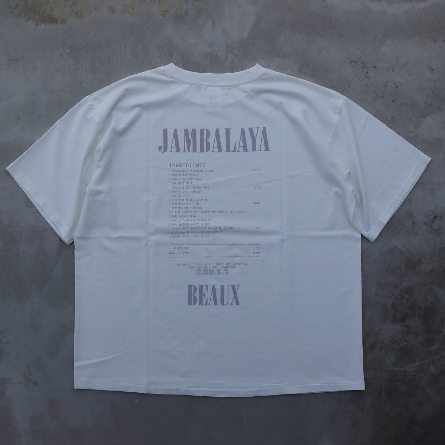 CAJUN GIRL BAND-TEE”JAMBALAYA”