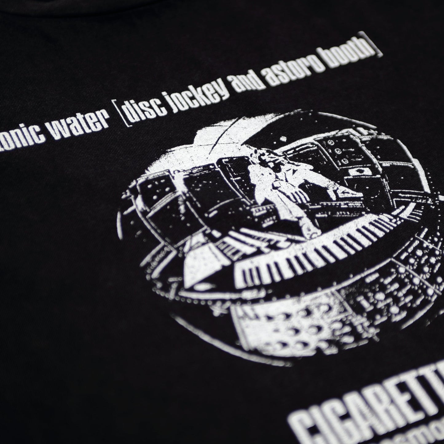 CIGALETTE SODA Asid Black T-Shirts