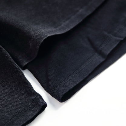 TEXAS Asid Black Layered L/S-Shirts