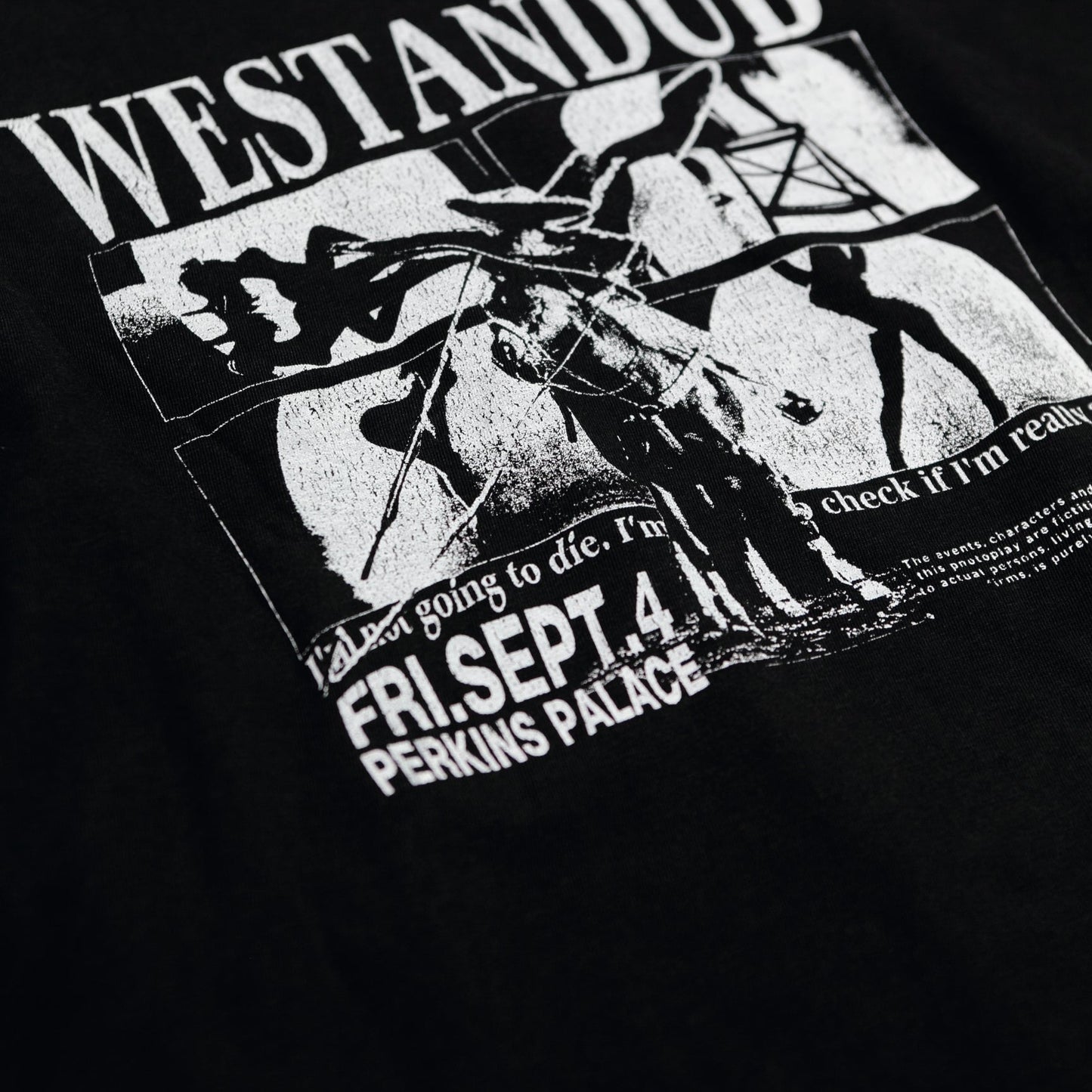 WESTANDUB Asid Black Layered L/S-Shirts