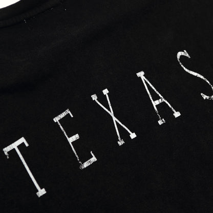 TEXAS Asid Black Layered L/S-Shirts