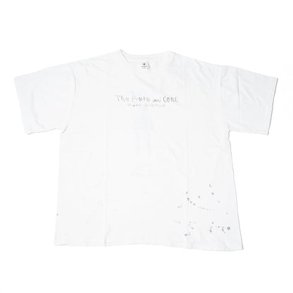 "GALS" TUBE WHITE T-Shirts USED WASH