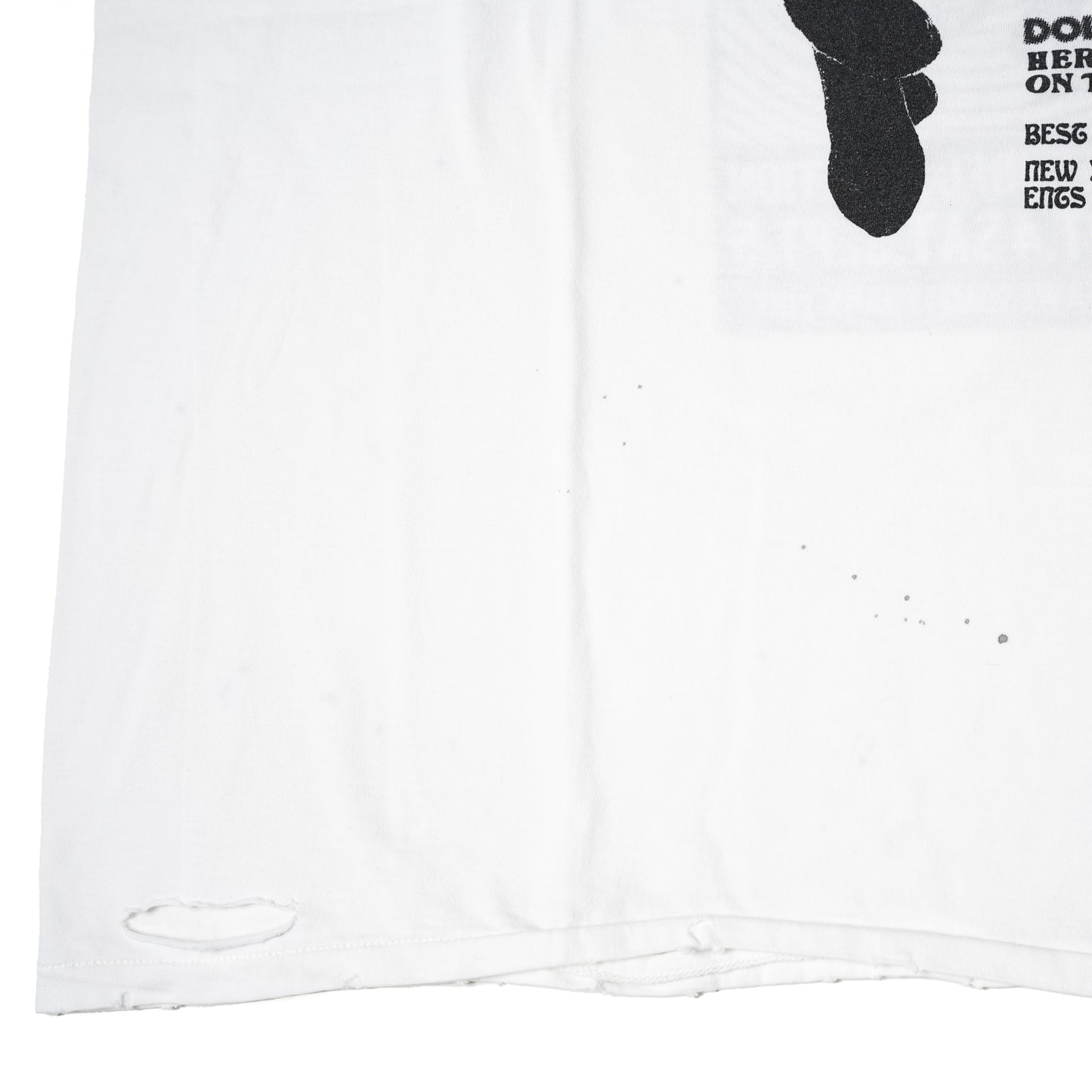 "SOME SWEET" TUBE WHITE T-Shirts DAMAGE WASH