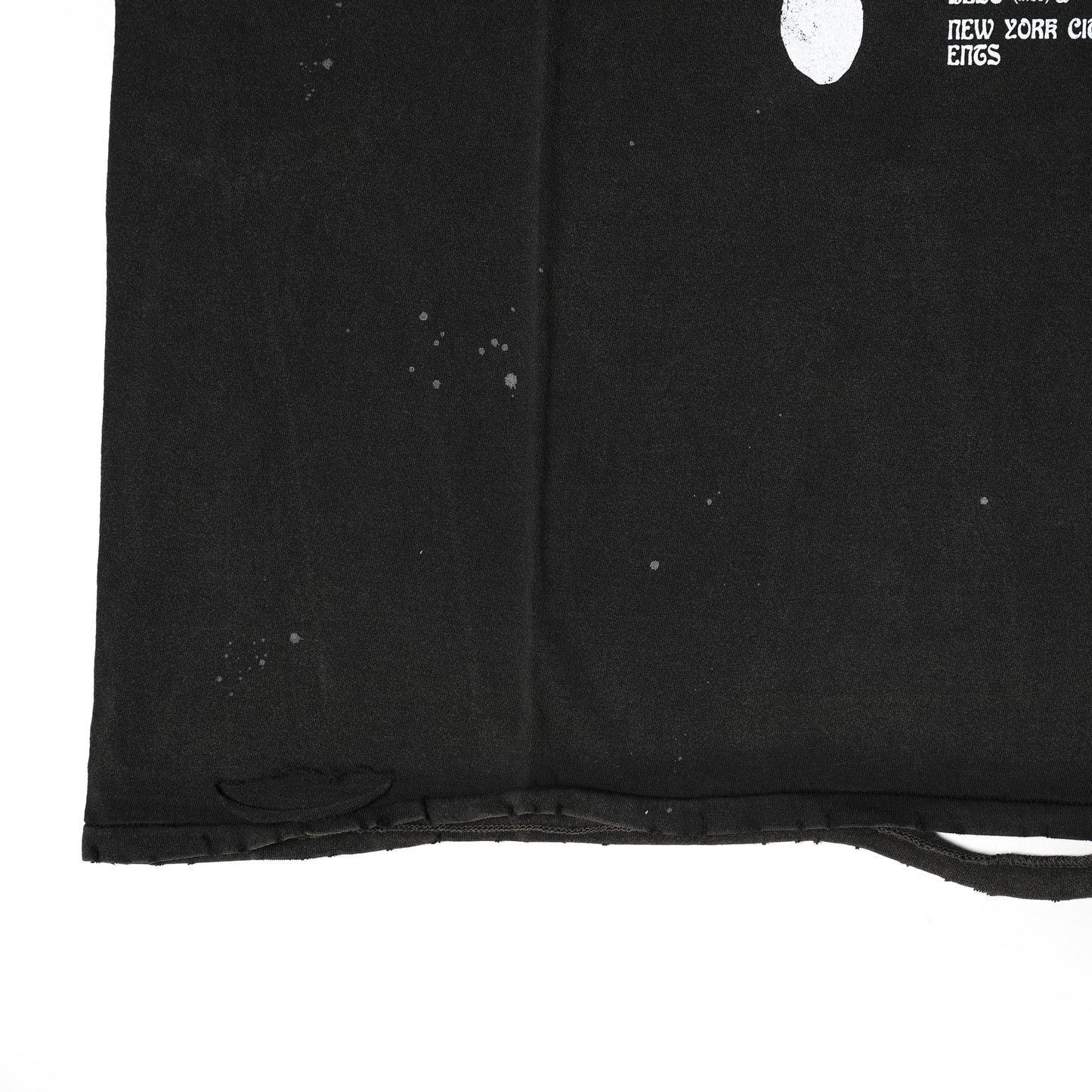 "SOME SWEET" TUBE BLACK T-Shirts DAMAGE WASH