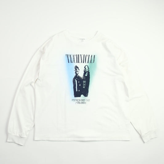 TECHNICIAN Bleach White L/S-Shirts