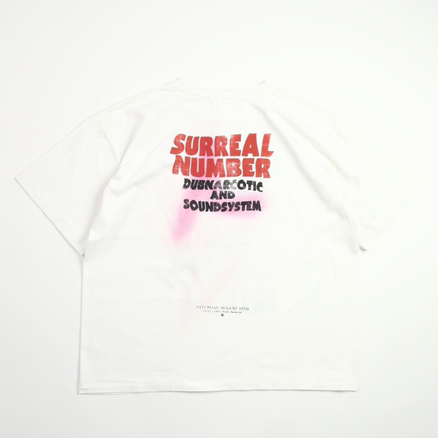 SURREAL NUMBER Bleach White T-Shirts