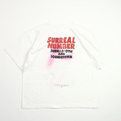 SURREAL NUMBER Bleach White T-Shirts